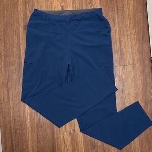 WonderWink Blue and Gray Modern Fit Pants- medium